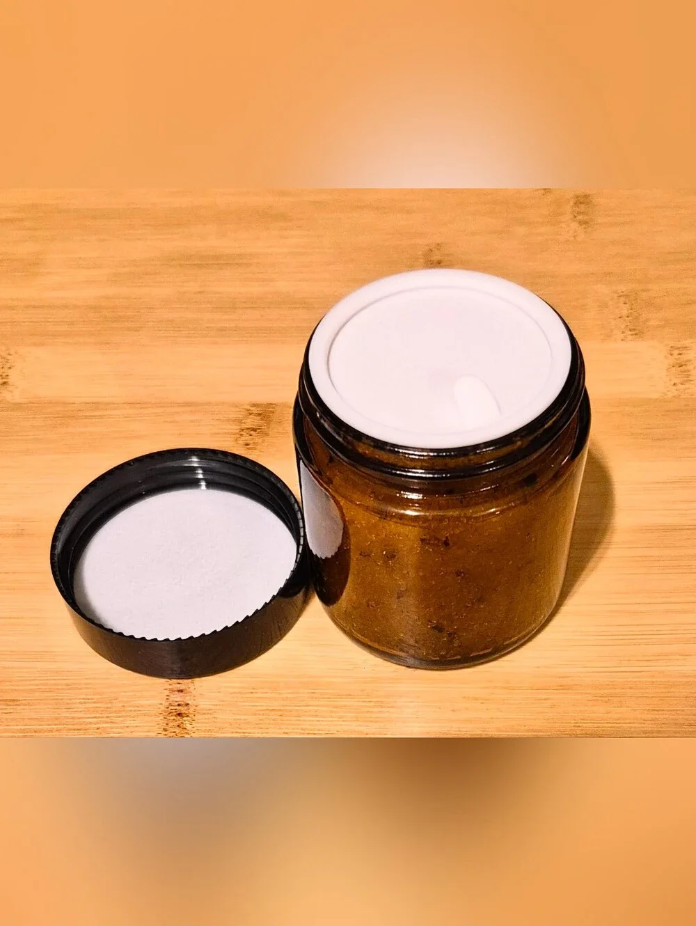 Handmade Mediterranean Sea Salt Scrub - 4 oz. Jar - Unscented